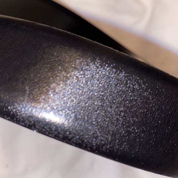 Leather belt black size 36 - Picture 8 of 17